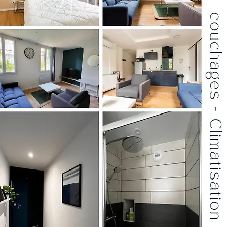 T2 Cosy Proche Gare Et Centre - Parking Gratuit A Proximite *